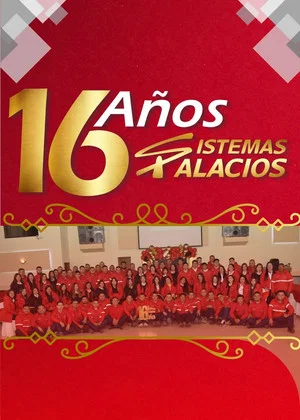 Постер: DECIMO SEXTO ANIVERSARIO SISTEMAS PALACIOS