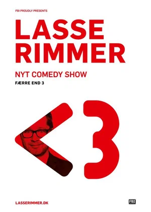 Постер: Lasse Rimmer: Færre end 3