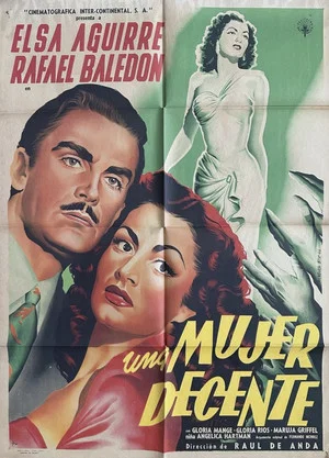 Постер: Una mujer decente