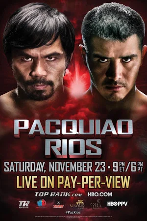 Постер: Manny Pacquiao vs. Brandon Ríos