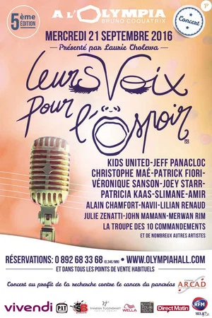 Постер: Leurs voix pour l'espoir - 5ème édition