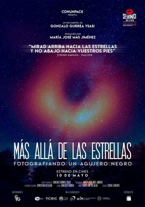 Постер: Más allá de las estrellas. Fotografiando un agujero negro