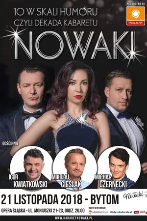 Постер: 10 w skali humoru, czyli dekada Kabaretu Nowaki