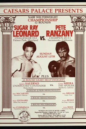 Постер: Sugar Ray Leonard vs. Pete Ranzany