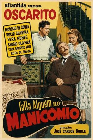 Постер: Falta Alguém no Manicômio