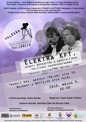 Постер: Elektra Kft. avagy: bevezetés a kapitalizmus politikai gazdaságtanába