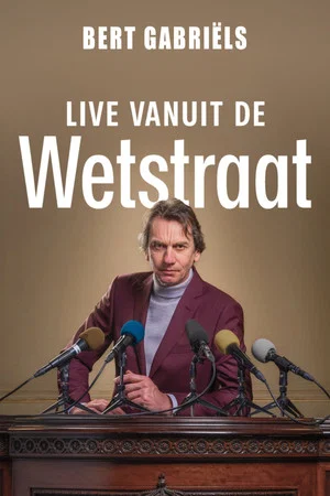 Постер: Bert Gabriëls: Live vanuit de Wetstraat