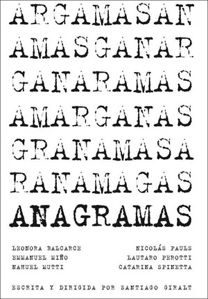 Постер: Anagramas