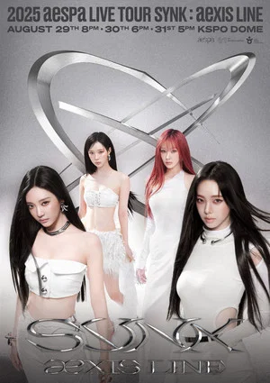 Постер: 2025 aespa LIVE TOUR - SYNK : aeXIS LINE - in SEOUL
