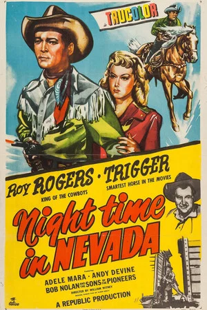 Постер: Night Time in Nevada
