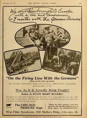 Постер: On the Firing Line with the Germans