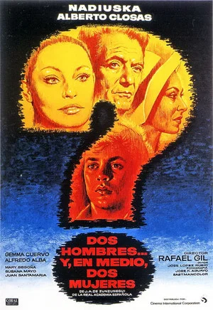 Постер: Dos hombres y, en medio, dos mujeres