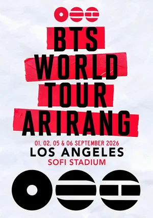 Постер: BTS WORLD TOUR [ARIRANG] in Los Angeles