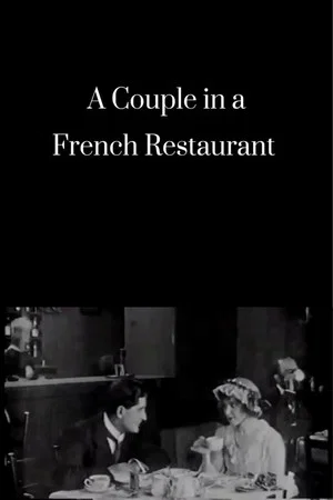 Постер: A Couple in a French Restaurant