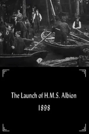 Постер: The Launch of H.M.S. Albion