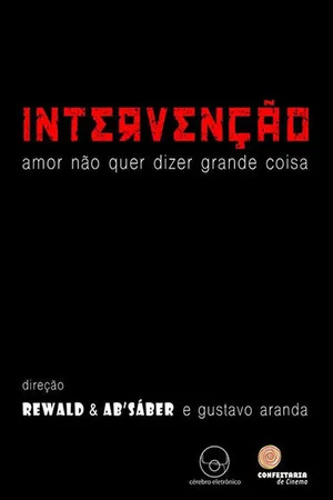 Постер: Intervenção – Amor Não Quer Dizer Grande Coisa