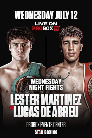 Постер: Lester Martinez vs. Lucas de Abreu