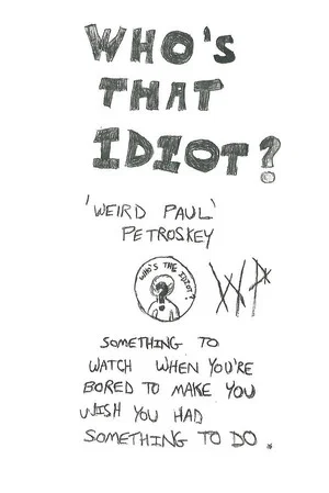 Постер: Who's That Idiot?