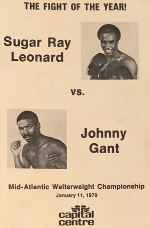 Постер: Sugar Ray Leonard vs. Johnny Gant