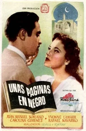 Постер: Unas páginas en negro
