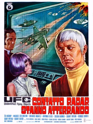 Постер: UFO: Radar contact... They're landing!