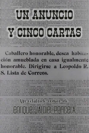 Постер: Un anuncio y cinco cartas