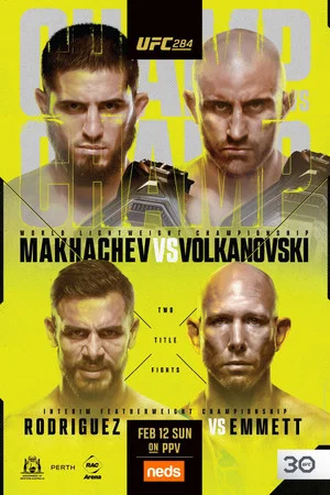 Постер: UFC 284: Makhachev vs. Volkanovski
