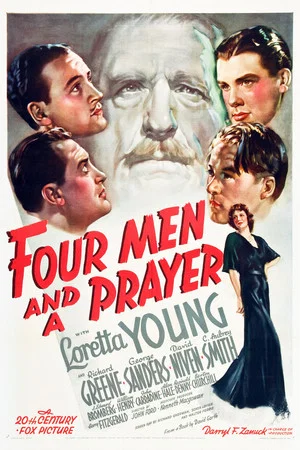 Постер: Four Men and a Prayer