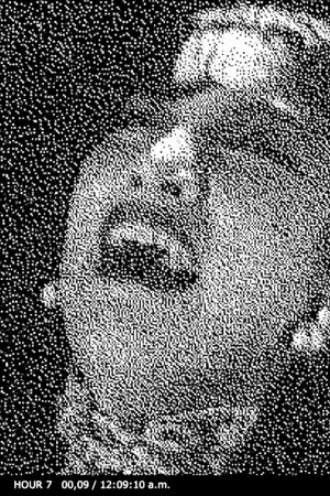 Постер: Optical De-dramatization Engine (O.D.E.) applied in 15-hour cycles to Ma-Xu Weibang's ‘Yeban gesheng’ (Song at Midnight), 1937