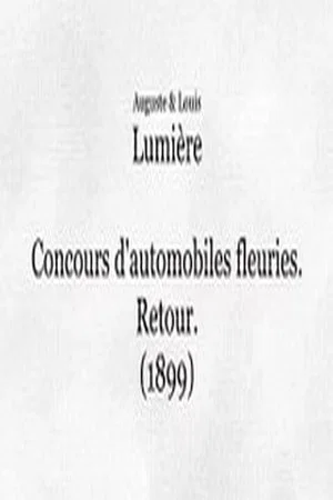 Постер: Fête de Paris 1899: Concours d’automobiles fleuries (retour)