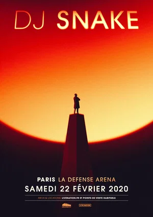Постер: DJ Snake à Paris La Défense Arena