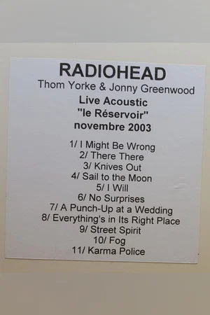 Постер: Thom Yorke and Jonny Greenwood | Acoustic at Le Reservoir