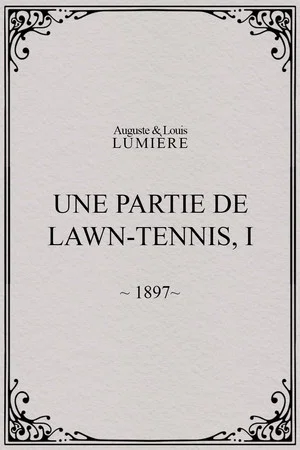 Постер: Une partie de lawn-tennis, I