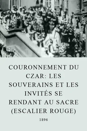 Постер: Les souverains et les invités se rendant au sacre (escalier rouge)