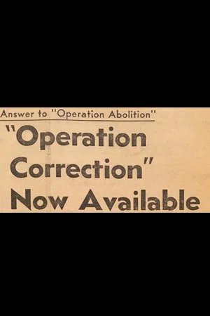 Постер: Operation Correction