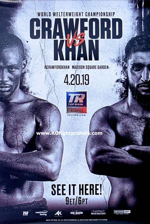 Постер: Terence Crawford vs. Amir Khan