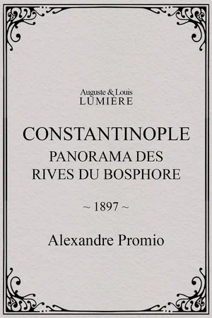 Постер: Constantinople, panorama des rives du Bosphore