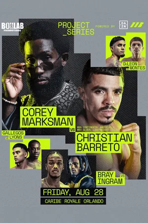 Постер: Corey Marksman vs. Christian Barreto