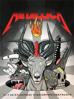 Постер: Metallica : Live in Moscow 2019