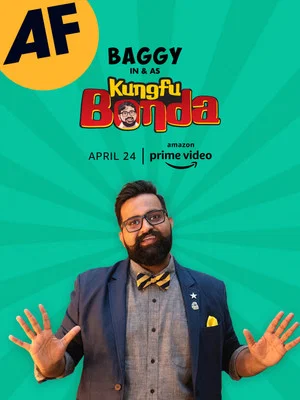 Постер: Baggy in & as KungFu Bonda: A Mostly English Stand Up Comedy Special