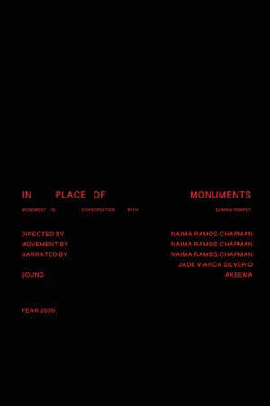 Постер: In Place of Monuments