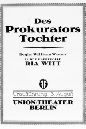 Постер: Des Prokurators Tochter