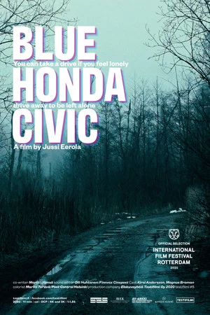 Постер: Blue Honda Civic
