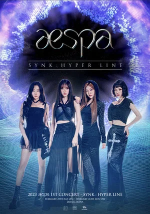 Постер: aespa LIVE TOUR 2023 'SYNK: HYPER LINE'