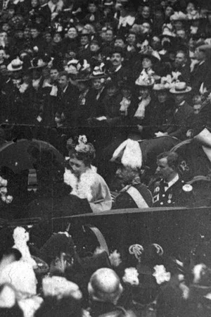 Постер: Her Majesty the Queen Arriving at South Kensington on the Occasion of the Laying of the Foundation Stone of the Victoria & Albert Museum