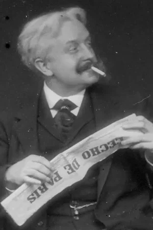 Постер: Paul Nadar lisant l'Écho de Paris à la terrasse d'un café