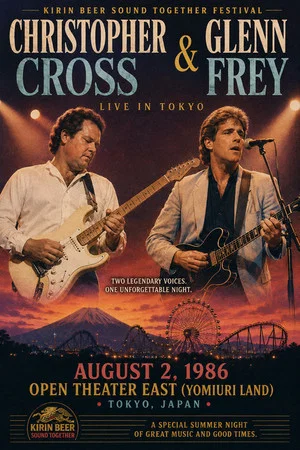 Постер: Christopher Cross & Glenn Frey - Live at the Open Theater East Tokyo