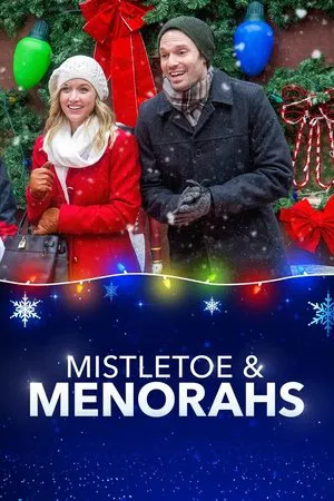 Постер: Mistletoe & Menorahs