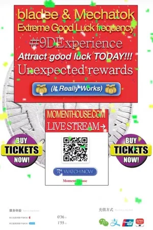 Постер: bladee & Mechatok’s Extreme Good luck frequency #9DExperience Attract good luck TODAY!!! Unexpected rewards (It Really Works)