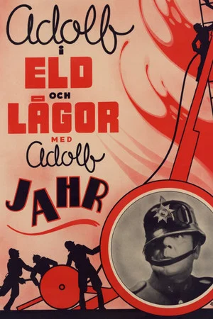Постер: Adolf i eld och lågor